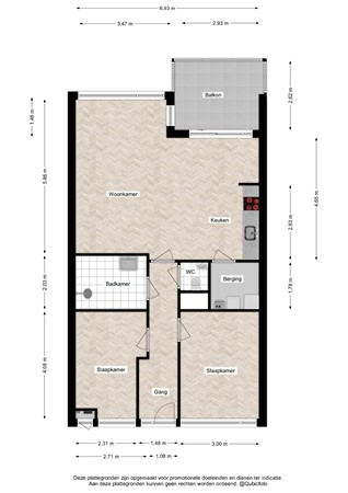 Floorplan - Johan Wagenaarlaan 41, 7425 GB Deventer